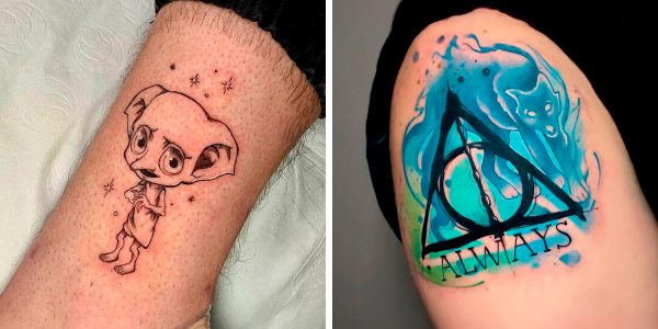 harry potter tattoos