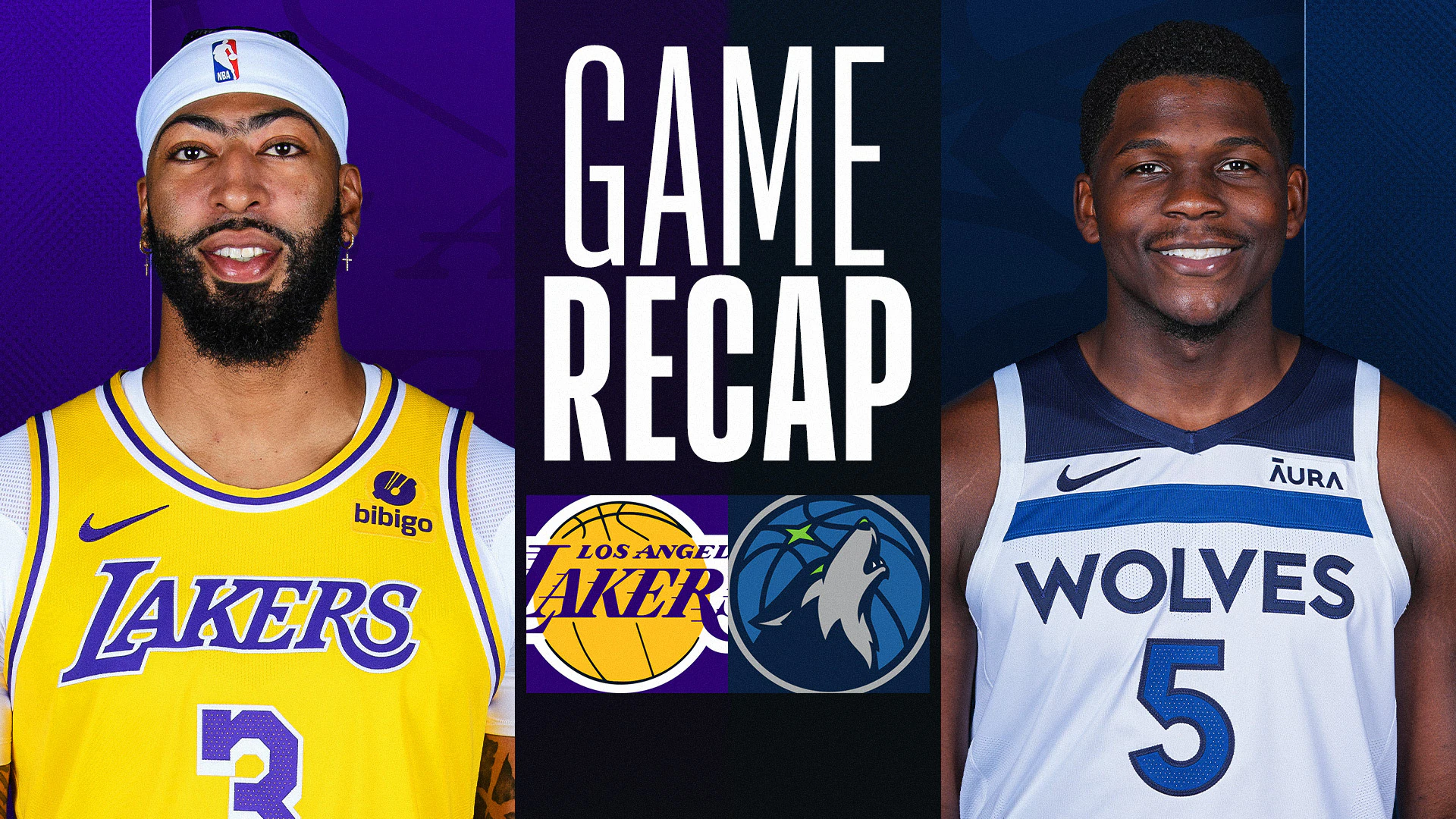 minnesota timberwolves vs lakers match player stats