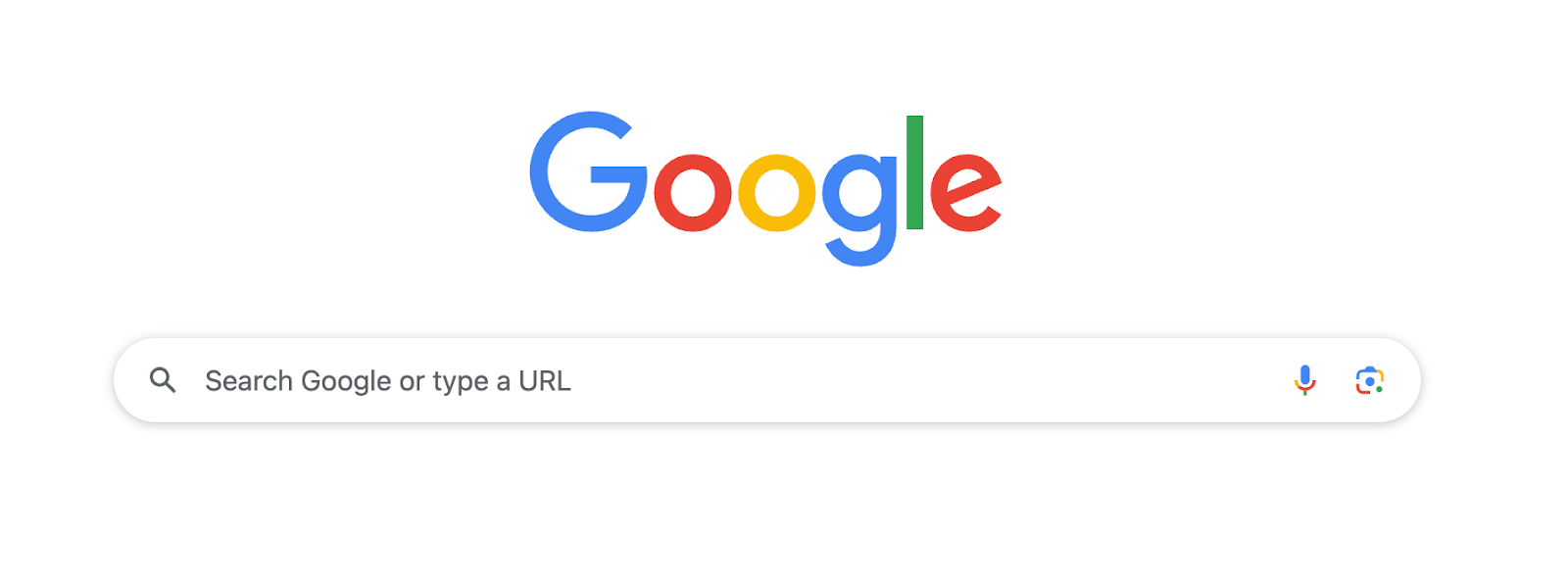 search google or type a url