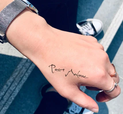 post malone tattoos