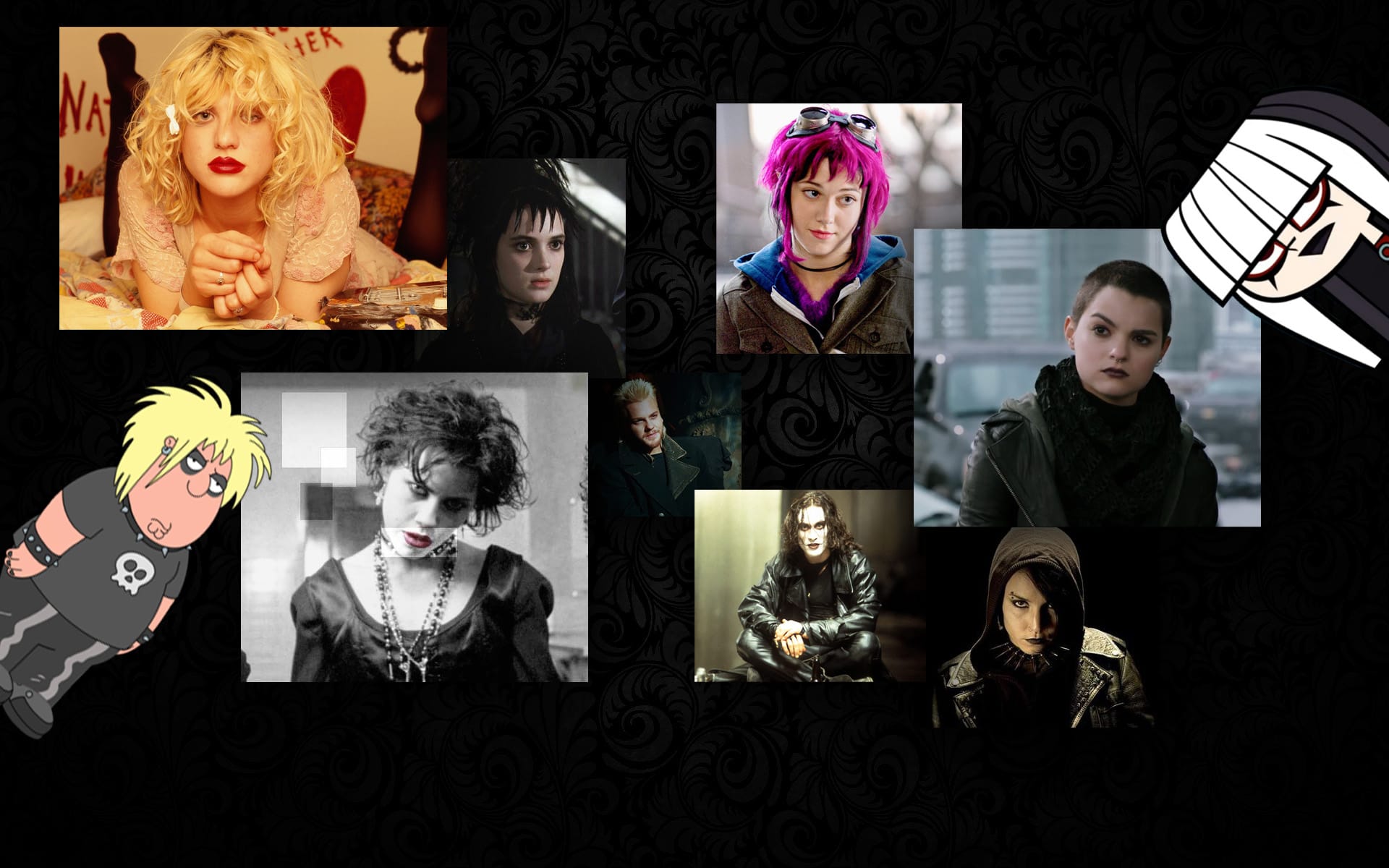 emo vs goth fashion
