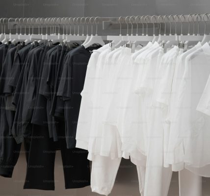black and white fashion
